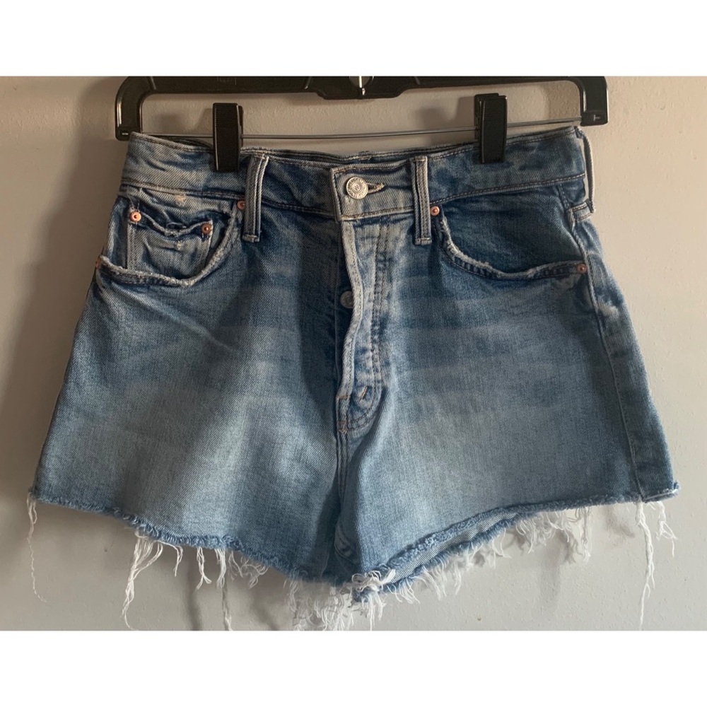 Mother | tomcat kick fray shorts - Picture 4 of 5